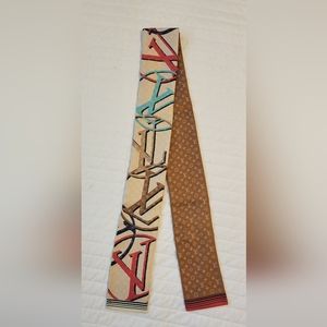 Louis Vuitton 100% Silk Monogram Planet Beige Bandeau